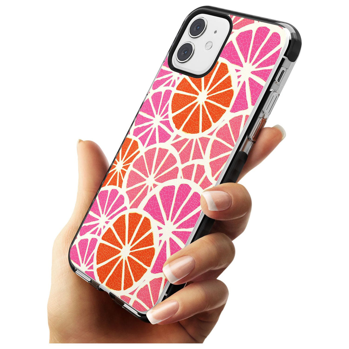 Citrus Slices Pink Fade Impact Phone Case for iPhone 11 Pro Max