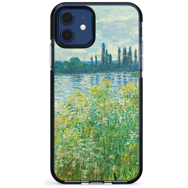 Banks of the Seine by Claude Monet Pink Fade Impact Phone Case for iPhone 11 Pro Max