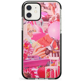 Vintage Collage: Pink Glamour Black Impact Phone Case for iPhone 11