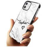 White Marble iPhone Case   Custom Phone Case - Case Warehouse