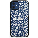 Floral Print on Clear - Cute Floral Design Pink Fade Impact Phone Case for iPhone 11 Pro Max