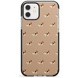 Cavalier King Charles Spaniel Pattern Black Impact Phone Case for iPhone 11