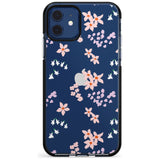 Pink & Purple Flower Mix: Clear Pink Fade Impact Phone Case for iPhone 11 Pro Max