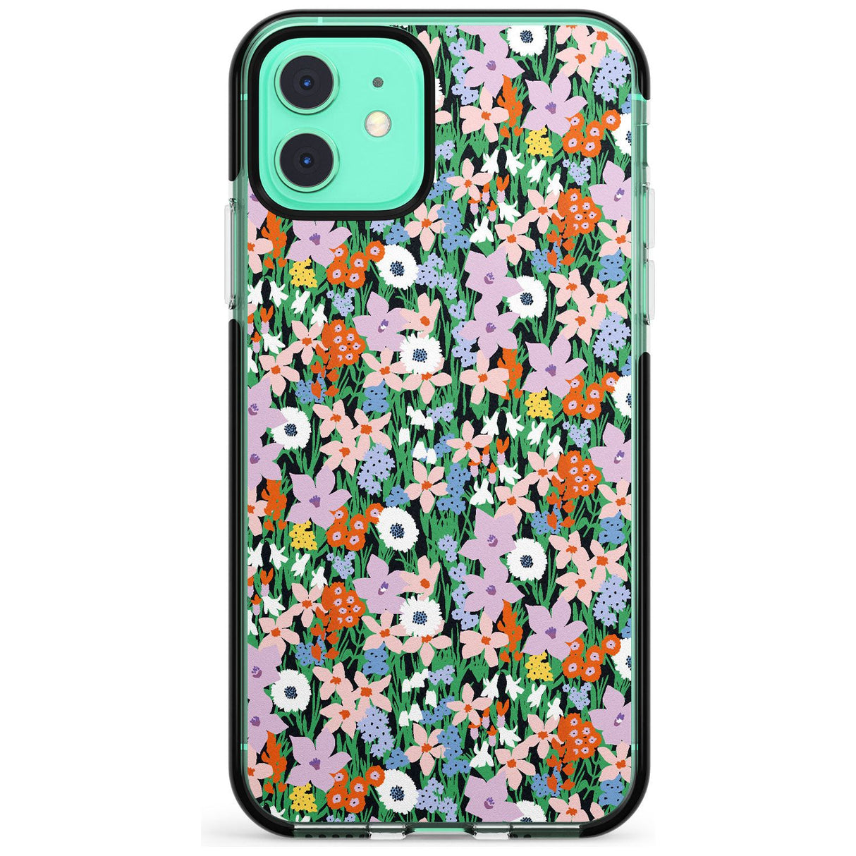 Jazzy Floral Mix: Solid Pink Fade Impact Phone Case for iPhone 11 Pro Max