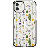 Wildflower Chain iPhone Case  Black Impact Phone Case - Case Warehouse