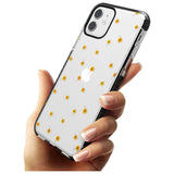 Yellow Flower Pattern - Dried Flower-Inspired Black Impact Phone Case for iPhone 11