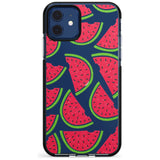 Watermelon Pattern Black Impact Phone Case for iPhone 11 Pro Max