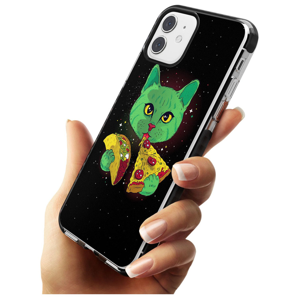 Pizza Purr Black Impact Phone Case for iPhone 11 Pro Max