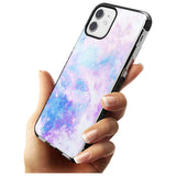 Light Blue Galaxy Pattern Design Black Impact Phone Case for iPhone 11