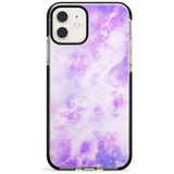 Purple Galaxy Pattern Design Black Impact Phone Case for iPhone 11