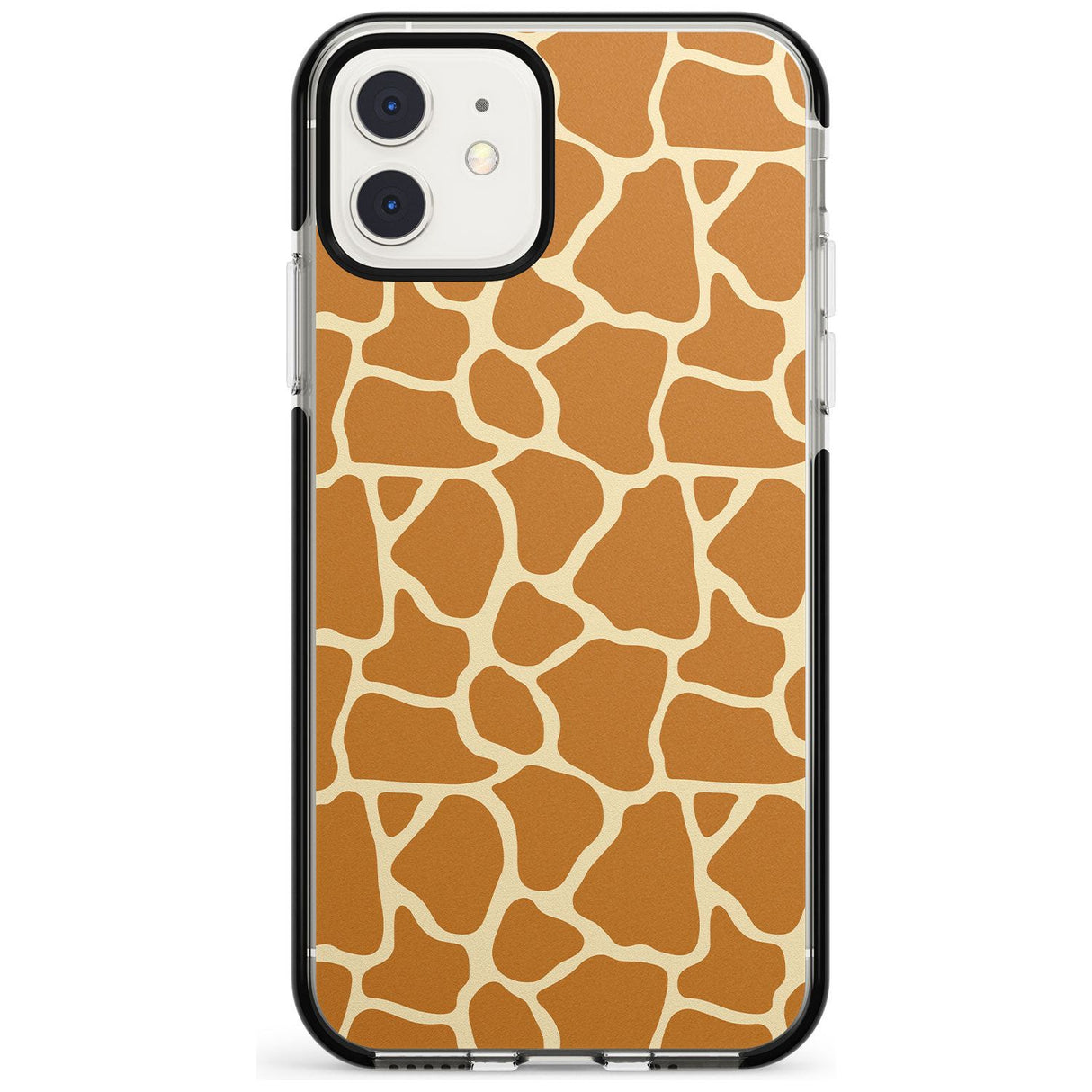 Giraffe Pattern Black Impact Phone Case for iPhone 11 Pro Max