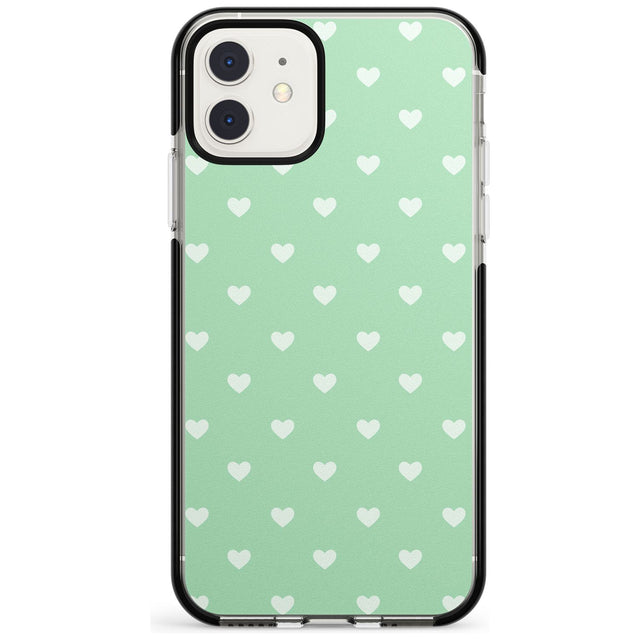 Small Heart Pattern: Green