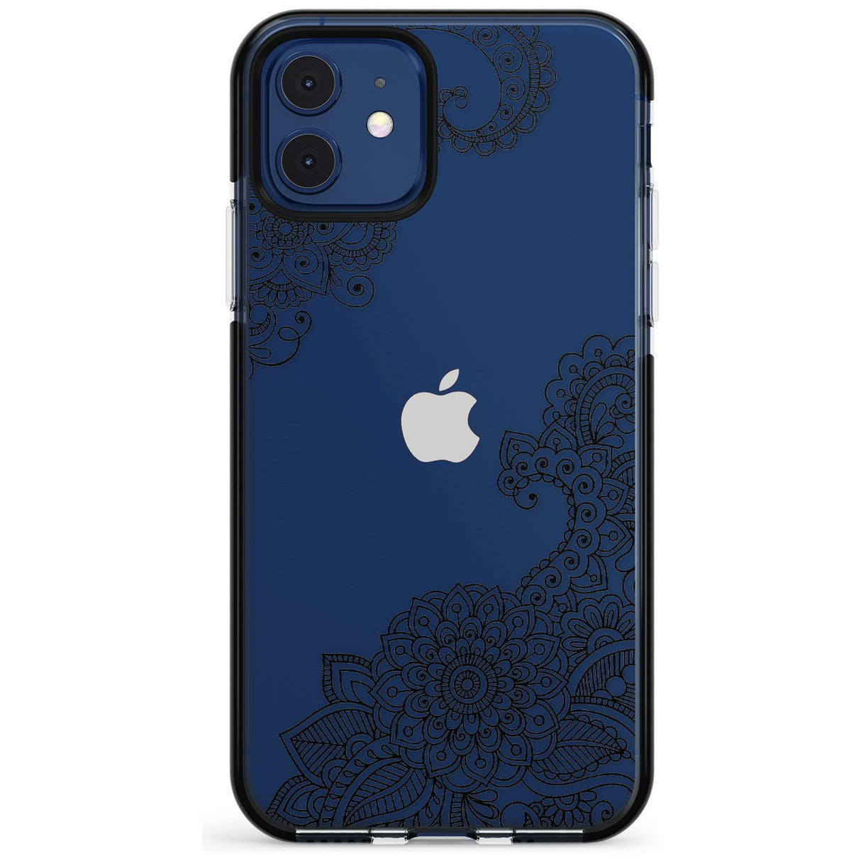 Black Henna Botanicals Black Impact Phone Case for iPhone 11 Pro Max