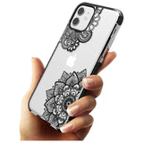 Black Henna Florals Black Impact Phone Case for iPhone 11 Pro Max