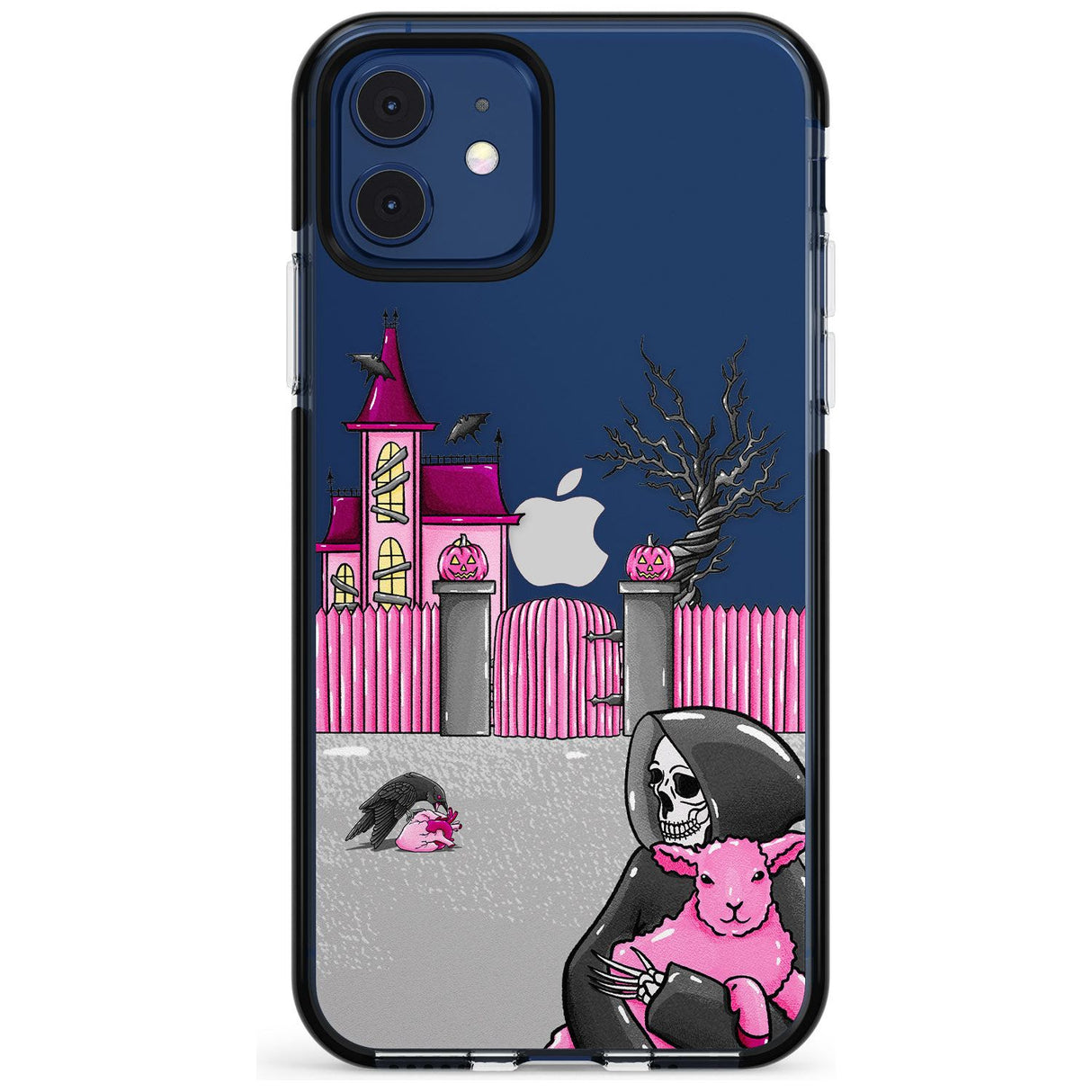 Left With My Heart Black Impact Phone Case for iPhone 11 Pro Max