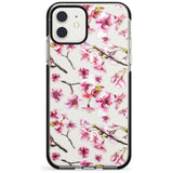 Sakura Watercolour iPhone Case  Black Impact Phone Case - Case Warehouse