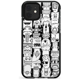 Monochrome Heads Black Impact Phone Case for iPhone 11 Pro Max