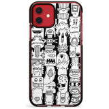 Monochrome Heads Black Impact Phone Case for iPhone 11 Pro Max