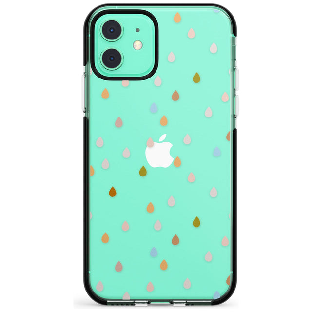 Raindrops Pink Fade Impact Phone Case for iPhone 11 Pro Max