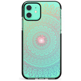 Large Rainbow Mandala Transparent Design Pink Fade Impact Phone Case for iPhone 11 Pro Max