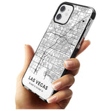 Map of Las Vegas, Nevada Black Impact Phone Case for iPhone 11