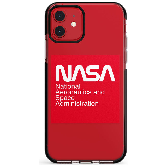 NASA The Worm Box Black Impact Phone Case for iPhone 11 Pro Max