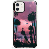 Palm Tree Sunset Photograph Black Impact Phone Case for iPhone 11