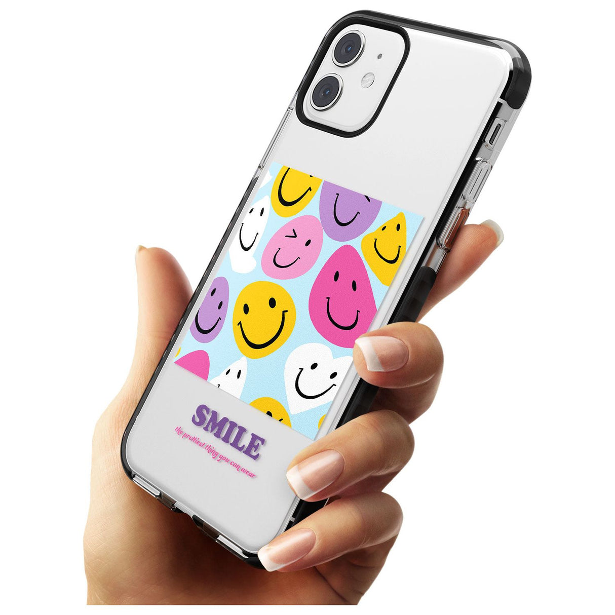 A Smile Black Impact Phone Case for iPhone 11 Pro Max