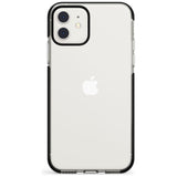 Clear Black Impact Phone Case iPhone 13 Mini / Black Impact Case,iPhone 12 Mini / Black Impact Case,iPhone 11 / Black Impact Case Blanc Space