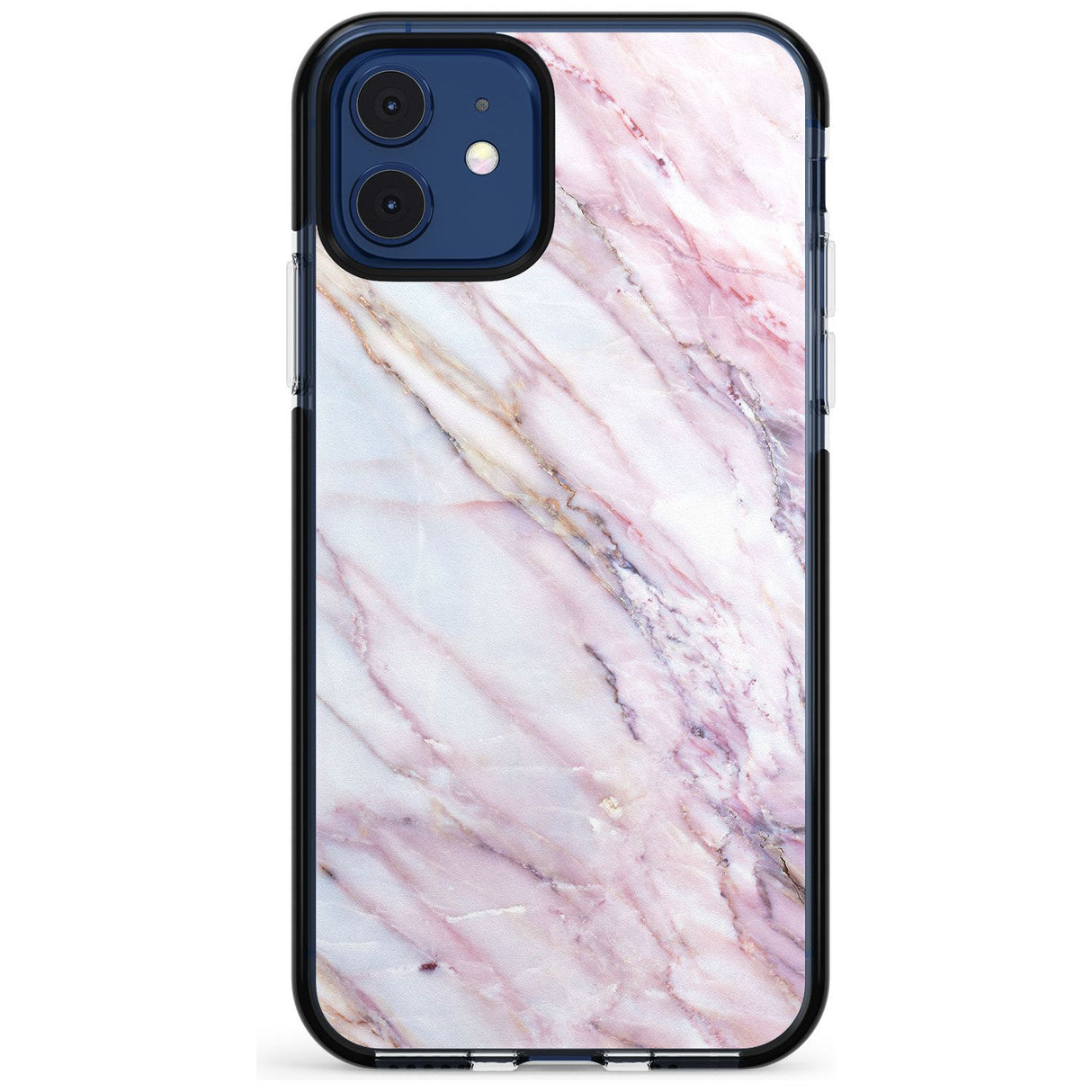 White, Pink & Purple Onyx Marble Texture Pink Fade Impact Phone Case for iPhone 11 Pro Max