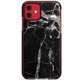 Black Onyx Marble Texture Pink Fade Impact Phone Case for iPhone 11 Pro Max