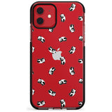 Tiny Panda Pattern Pink Fade Impact Phone Case for iPhone 11 Pro Max