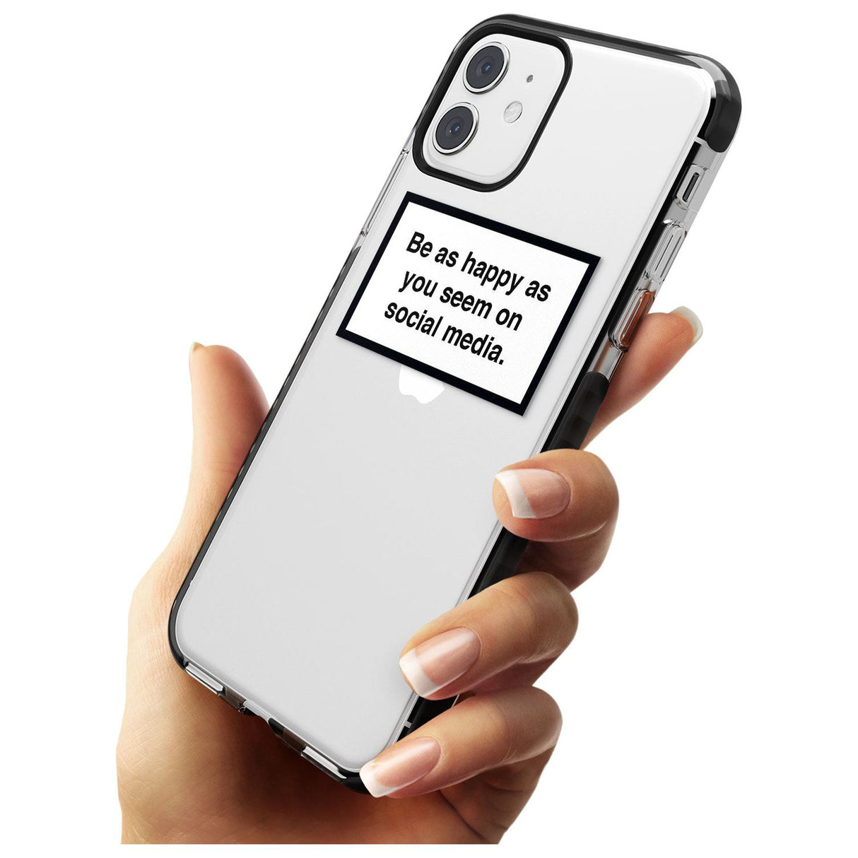 Happy on Social Media iPhone Case   Phone Case - Case Warehouse