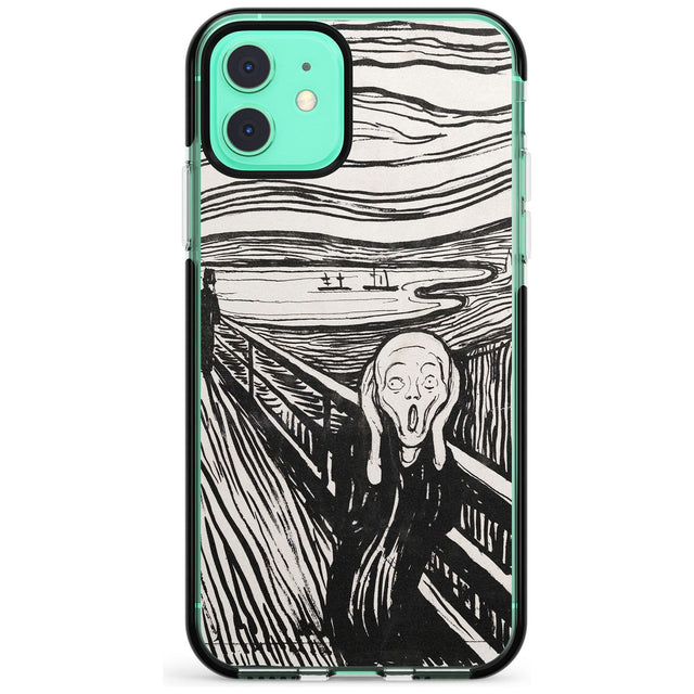 The Scream Black Impact Phone Case for iPhone 11 Pro Max