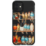 A Perch of Birds Black Impact Phone Case for iPhone 11 Pro Max