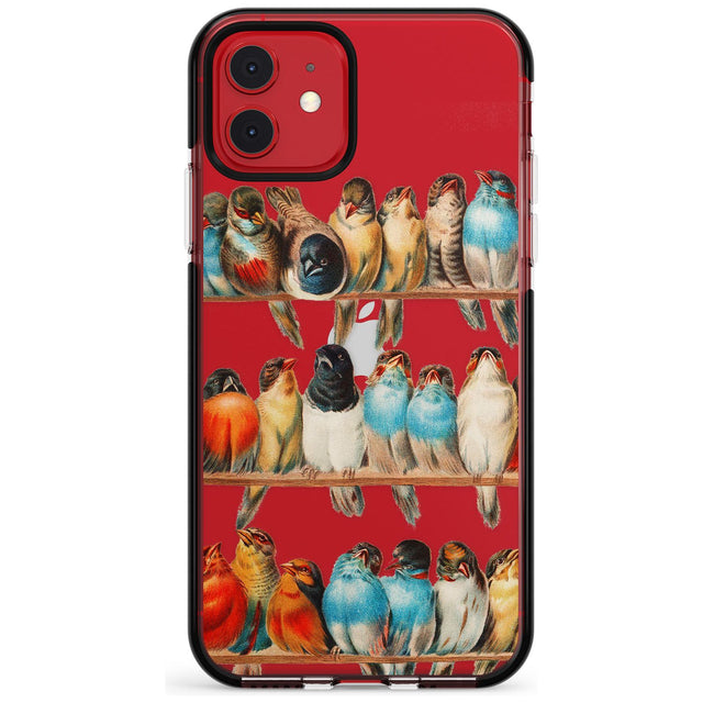 A Perch of Birds Black Impact Phone Case for iPhone 11 Pro Max