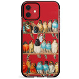 A Perch of Birds Black Impact Phone Case for iPhone 11 Pro Max