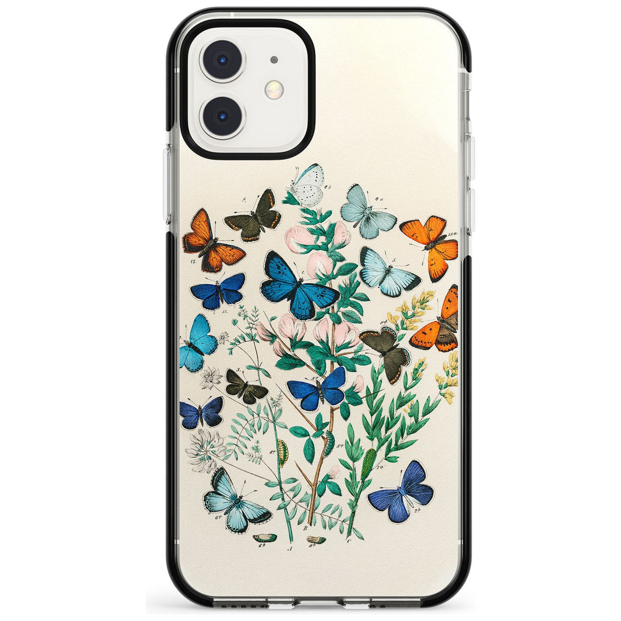 European Butterflies Black Impact Phone Case for iPhone 11 Pro Max