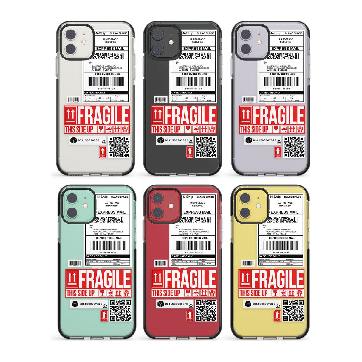 Shipping Label Impact Phone Case for iPhone 11, iphone 12