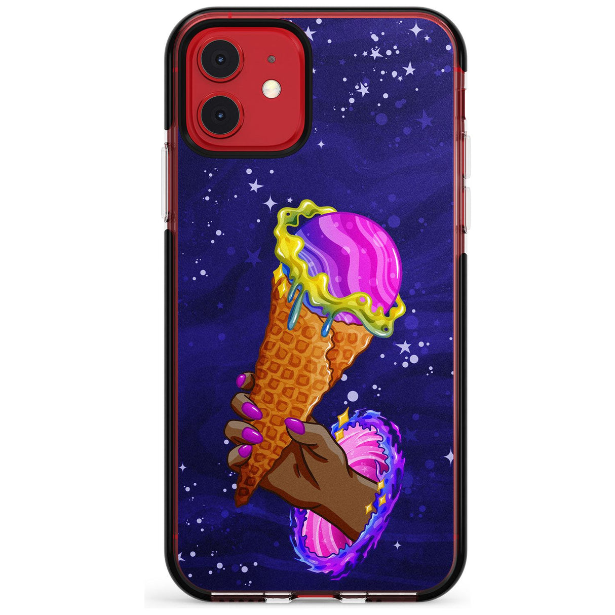 Interdimensional Ice Cream Black Impact Phone Case for iPhone 11 Pro Max