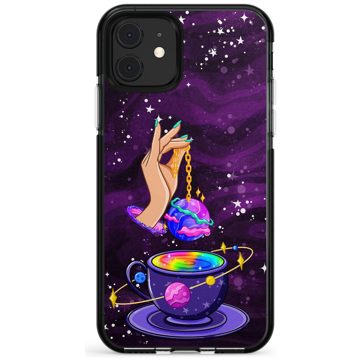 Space Tea Black Impact Phone Case for iPhone 11 Pro Max