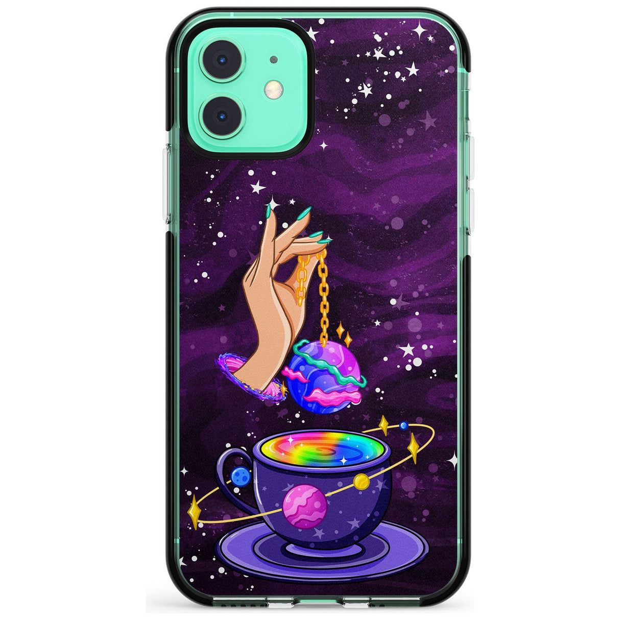 Space Tea Black Impact Phone Case for iPhone 11 Pro Max