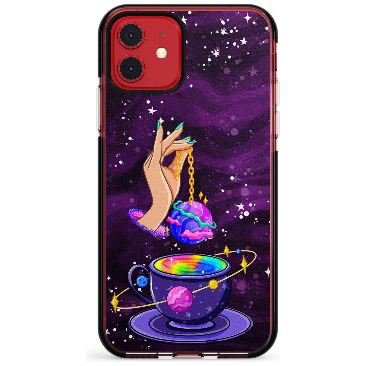 Space Tea Black Impact Phone Case for iPhone 11 Pro Max