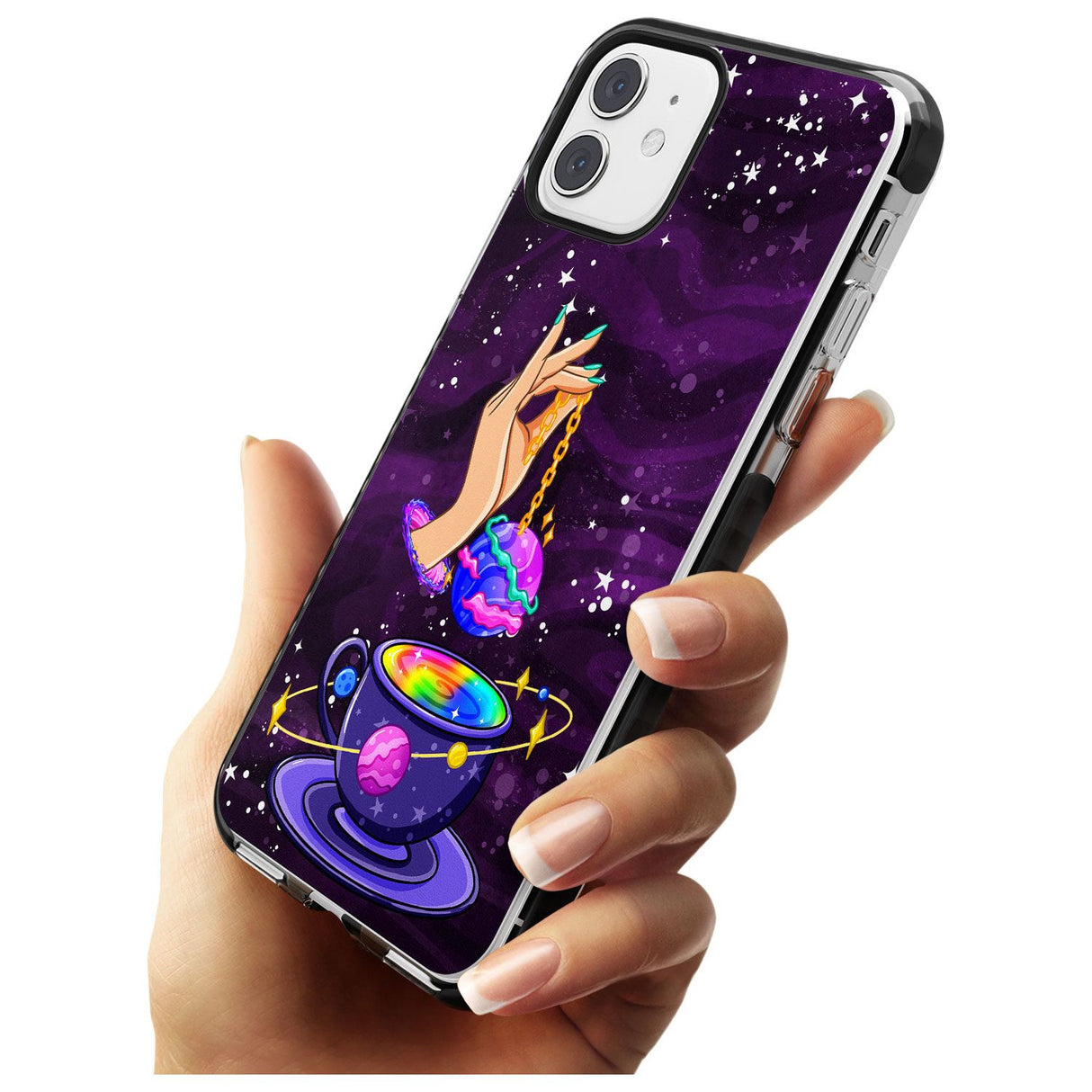 Space Tea Black Impact Phone Case for iPhone 11 Pro Max