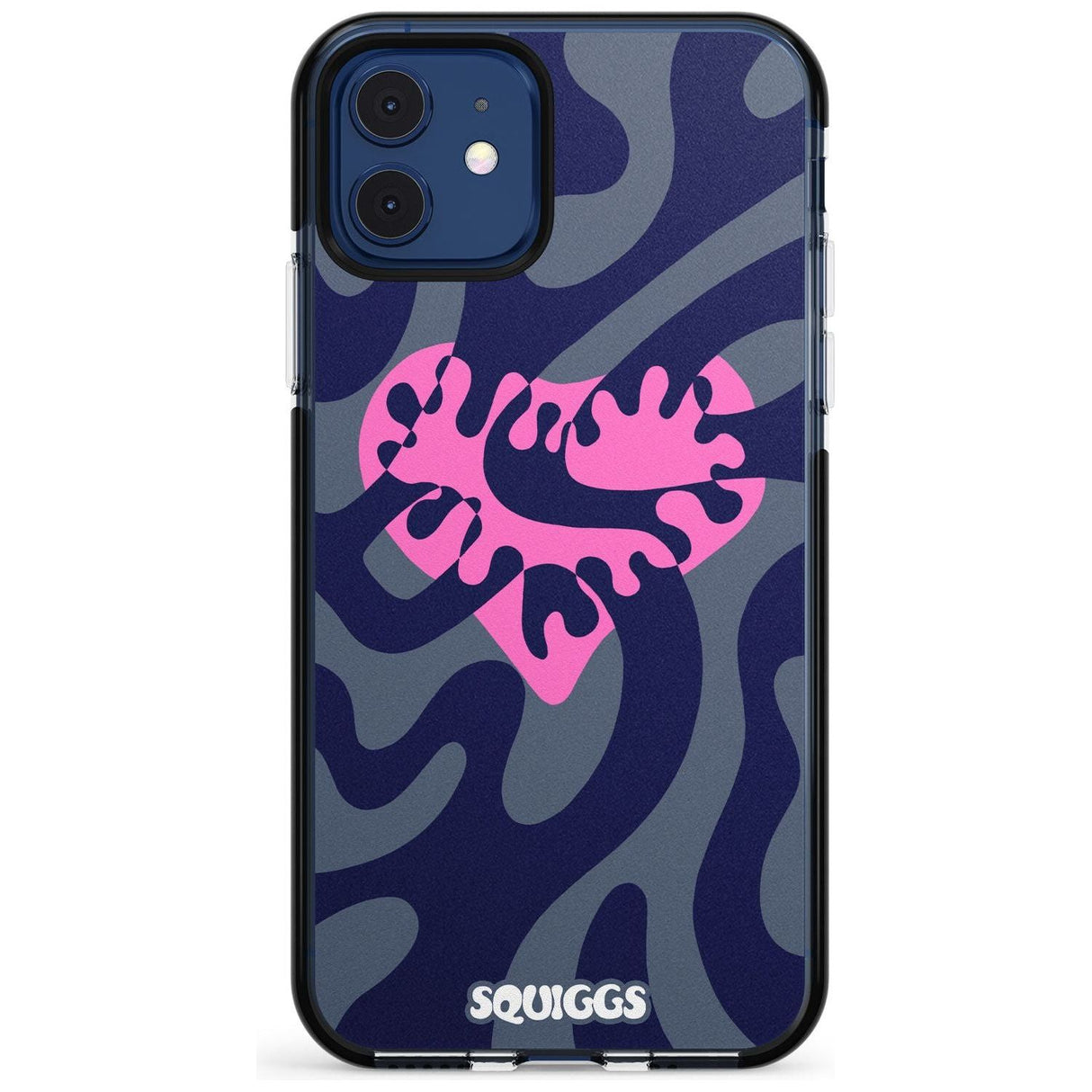 Broken Heart Pink Fade Impact Phone Case for iPhone 11 Pro Max