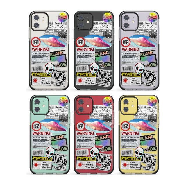 Electric Vibes Impact Phone Case for iPhone 11, iphone 12