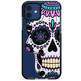 Violet Sugar Skull Black Impact Phone Case for iPhone 11 Pro Max