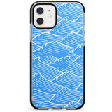 Waves Pattern Black Impact Phone Case for iPhone 11 Pro Max