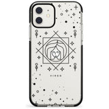 Virgo Emblem - Transparent Design Black Impact Phone Case for iPhone 11