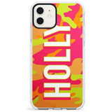 Colourful Neon Camo Slim TPU Phone Case for iPhone 11